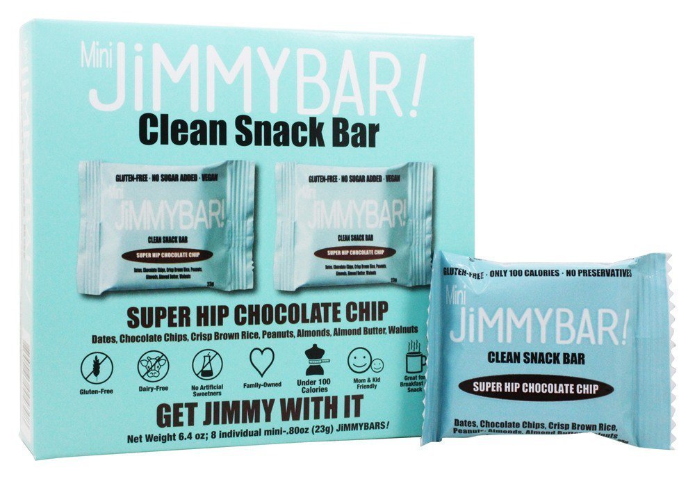 JIMMYBAR: Mini Bar Super Hip Chocolate Chip, 6.4 oz