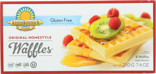 KINNIKINNICK: Original Homestyle Waffles, 7.4 oz