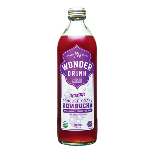 KOMBUCHA WONDER DRINK: Tea Concord Grape, 14 oz