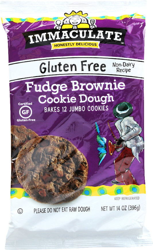 IMMACULATE BAKING: Gluten Free Fudge Brownie Cookie Dough, 14 oz
