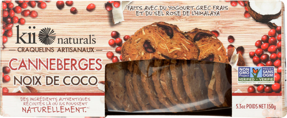 KII NATURALS: Cranberry Coconut Crisps Limited Edition, 5.3 oz