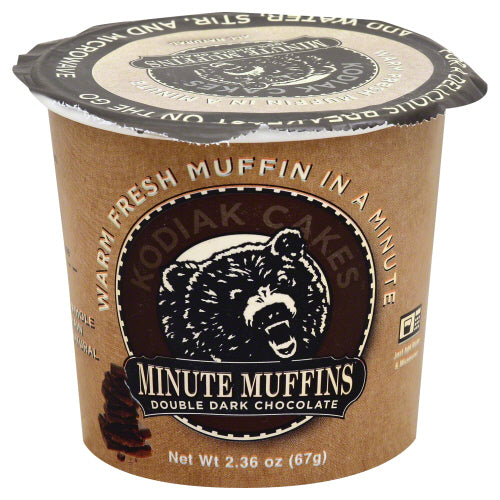 KODIAK: Minute Muffins Double Dark Chocolate, 2.36 oz