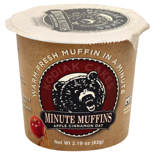 KODIAK: Minute Muffins Apple Cinnamon Oat, 2.19 oz