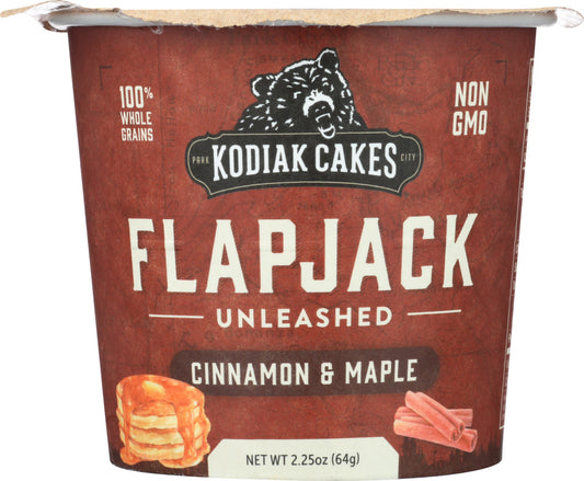 KODIAK: Unleashed Flapjack Cinnamon & Maple Cup, 2.25 oz