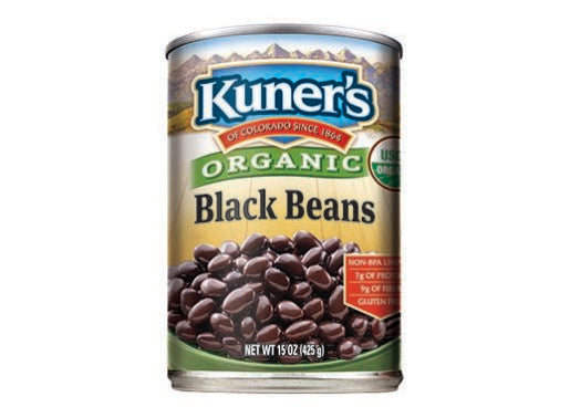 KUNERS: Organic Black Beans, 15 oz