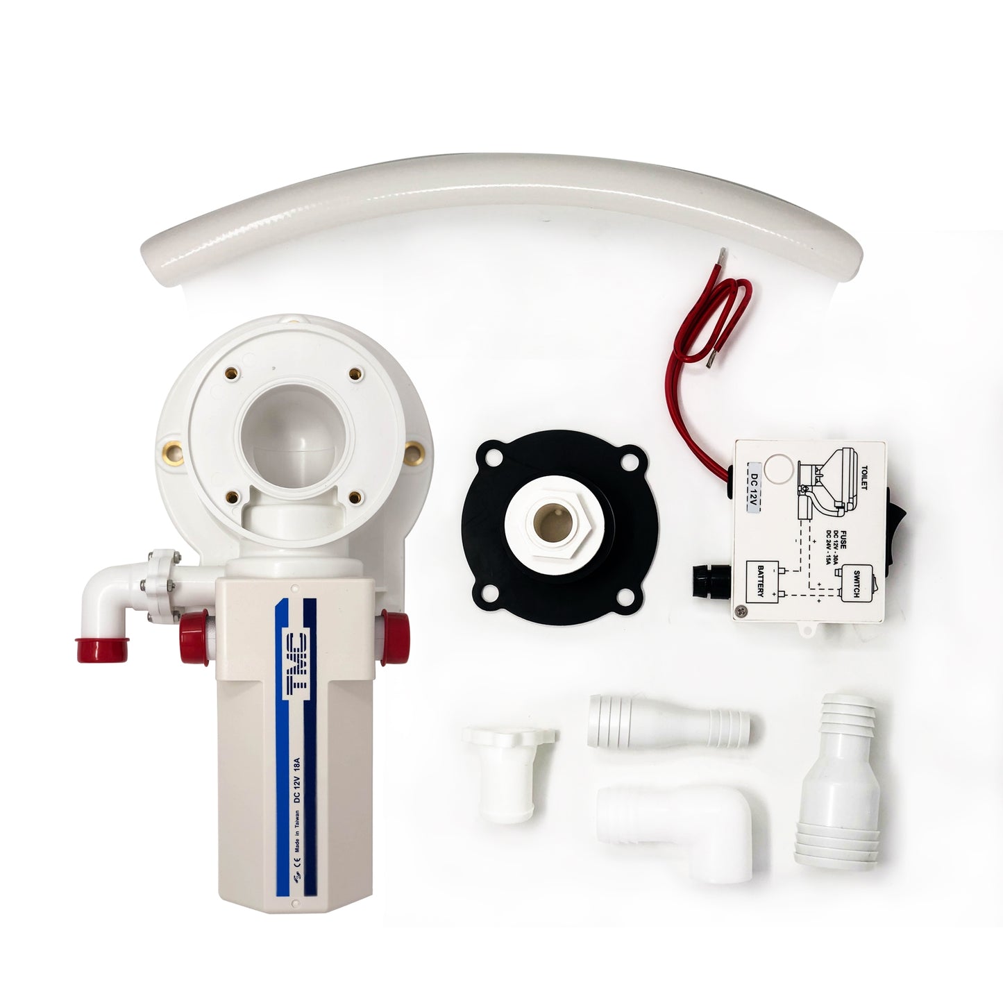Marine Conversion Kits for Electric Toilet, 12V