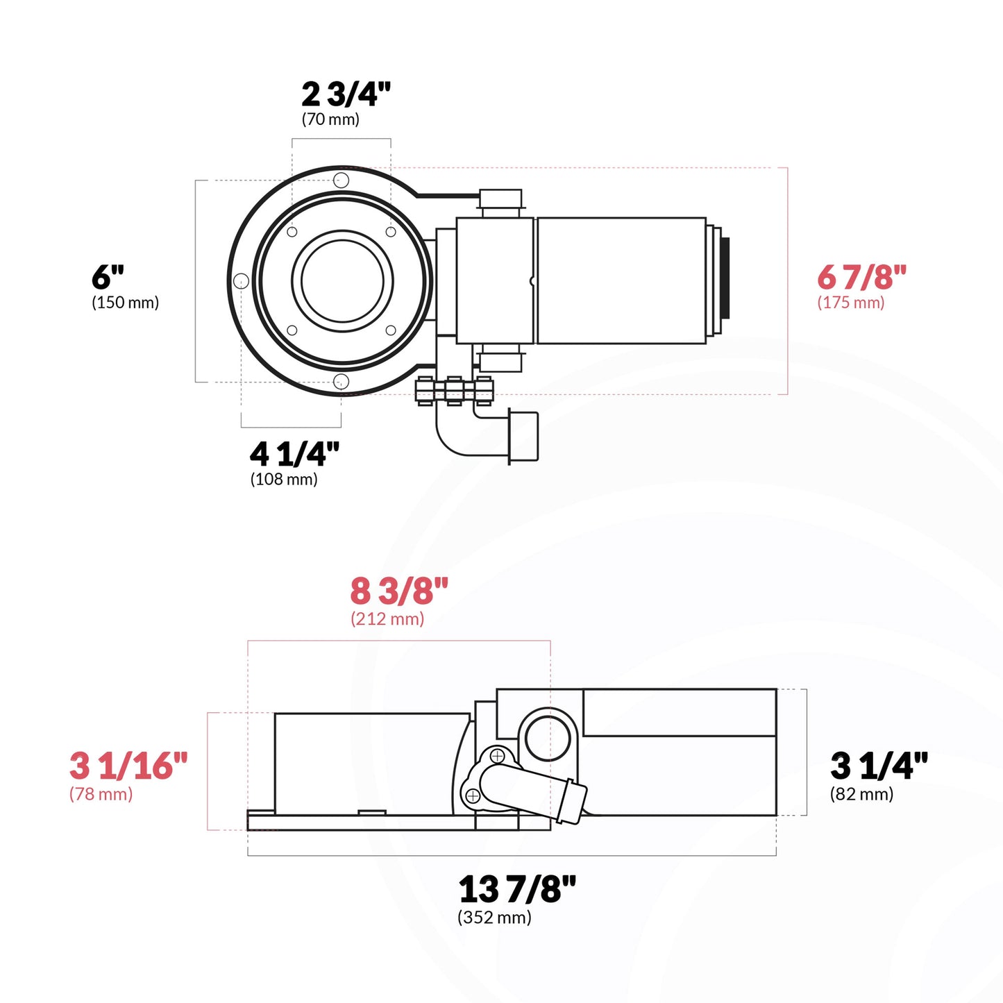Marine Conversion Kits for Electric Toilet, 12V