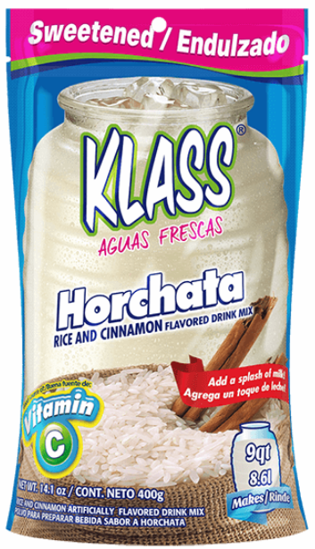 KLASS: Beverage Mix Horchata Sweetened, 14.1 oz