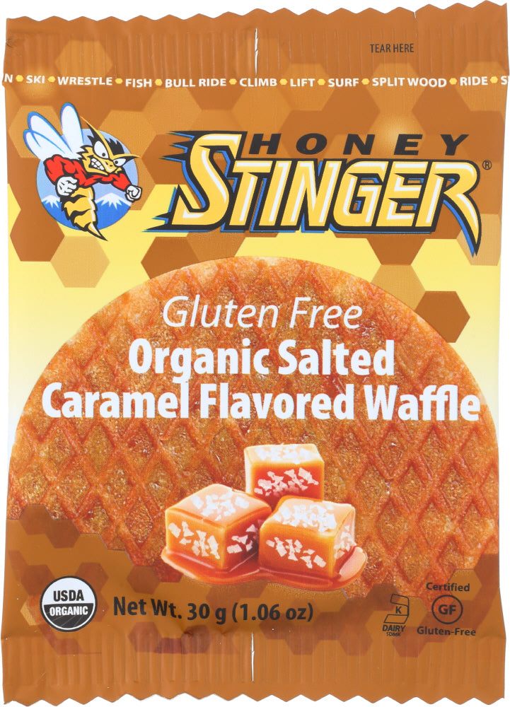 HONEY STINGER: Waffle Salted Caramel Gluten Free, 1 oz
