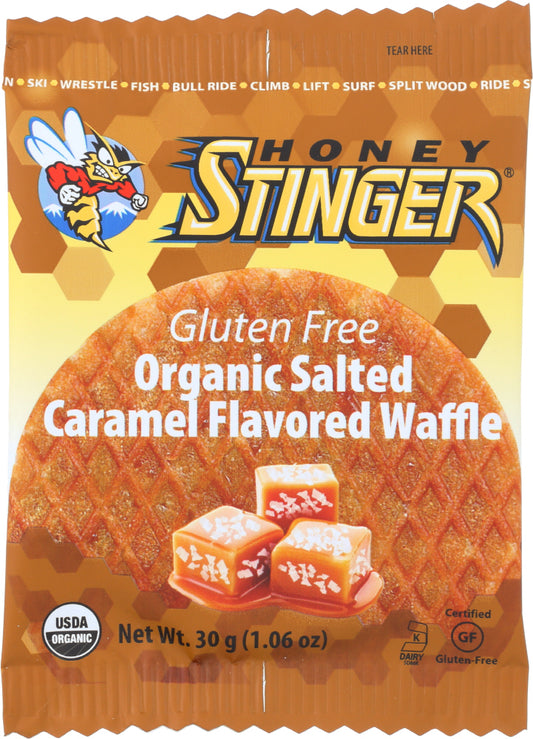 HONEY STINGER: Waffle Salted Caramel Gluten Free, 1 oz