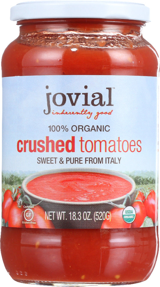 JOVIAL: Organic Crushed Tomatoes, 18.3 Oz