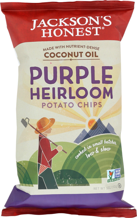 JACKSON'S HONEST: Purple Heirloom Potato Chips, 5 oz