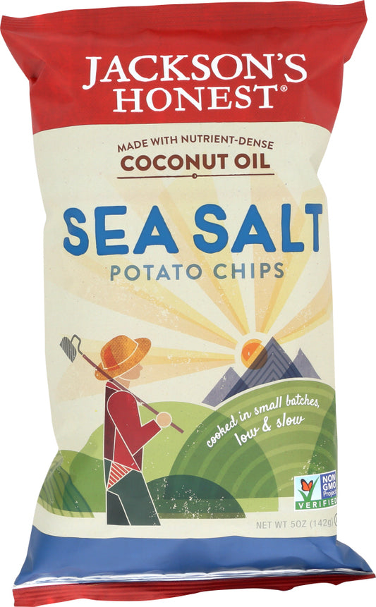 JACKSON'S HONEST: Sea Salt Potato Chips, 5 oz
