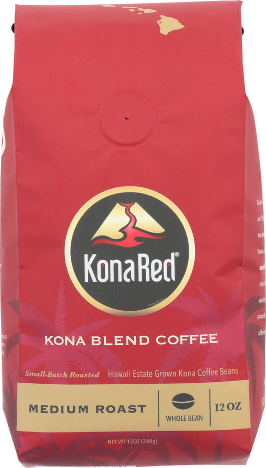 KONA RED: Whole Bean Coffee, 12 oz