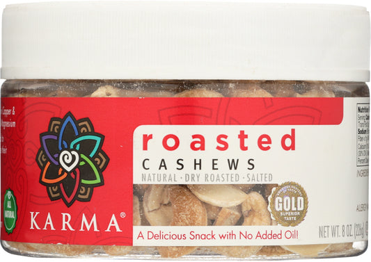 KARMA: Roasted Cashews, 8oz