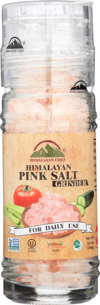 HIMALAYAN CHEF: Grinder Salt Himalayan Pink Re, 3.53 oz