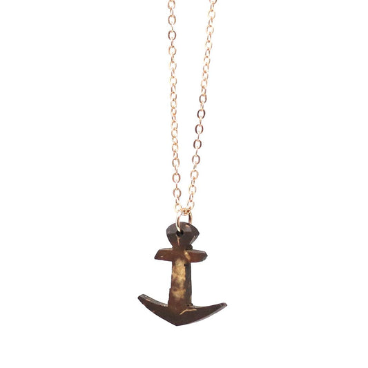 Coconut Anchor Necklace