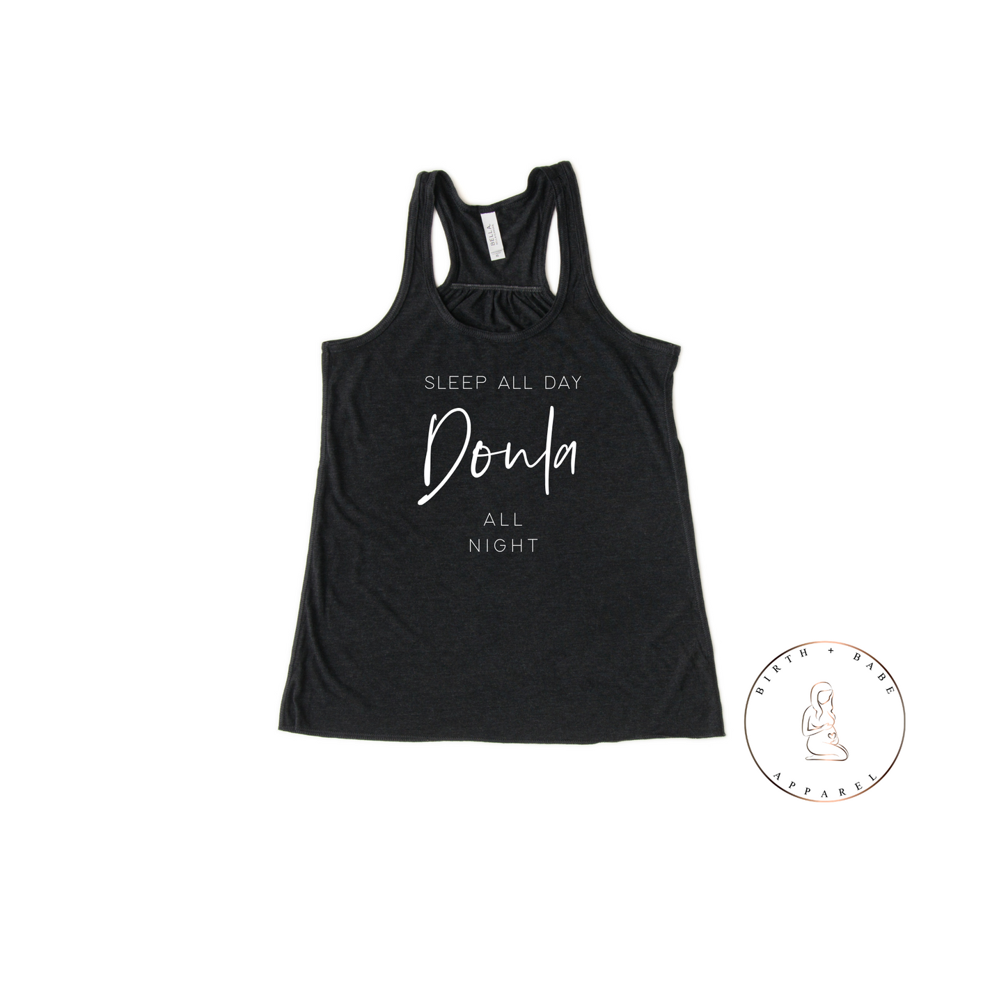 Sleep All Day, Doula All Night Shirt - Birth and Babe Apparel