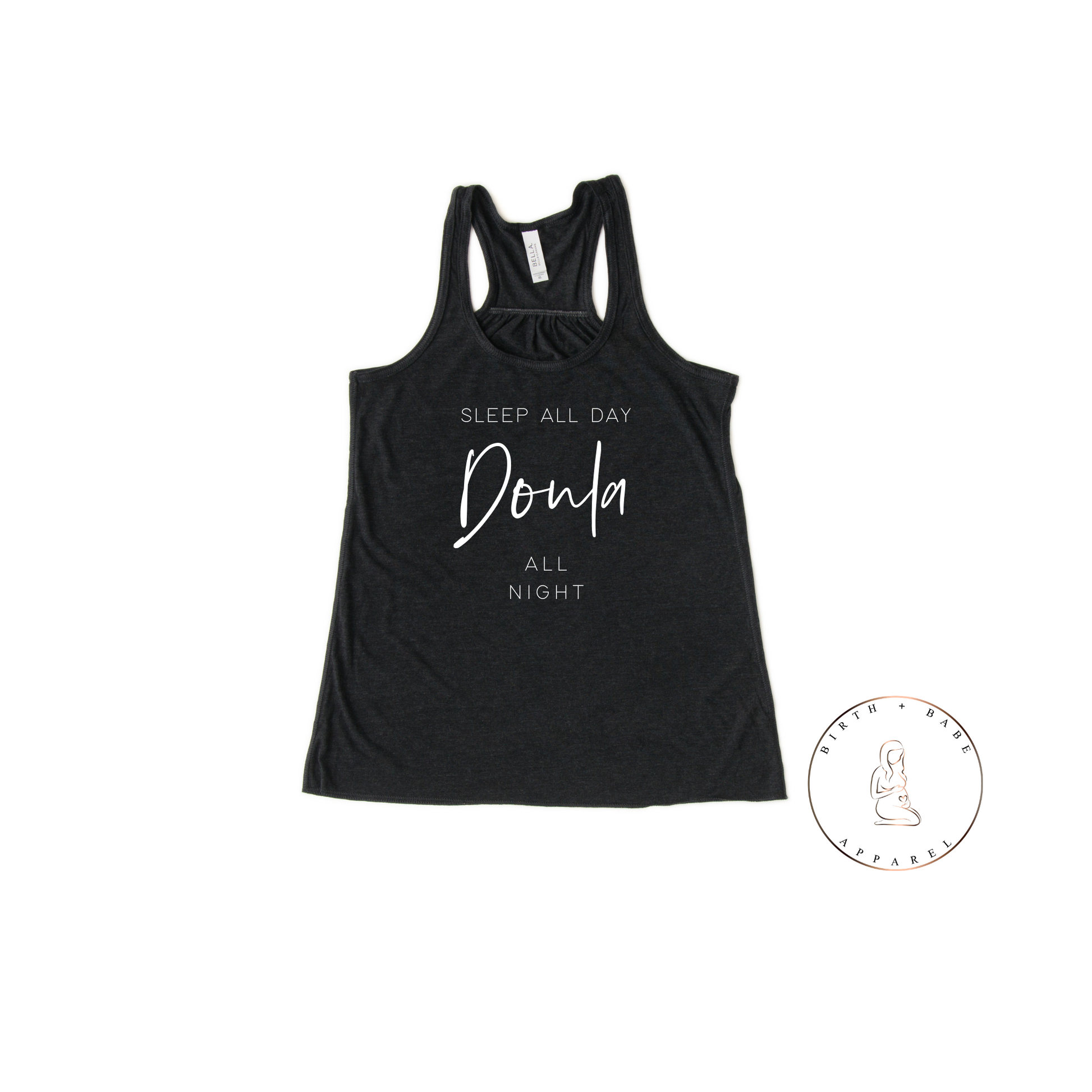 Sleep All Day, Doula All Night Shirt - Birth and Babe Apparel