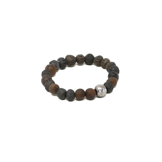 Men's Ridge Fire Pit Black Mission Bracelet
