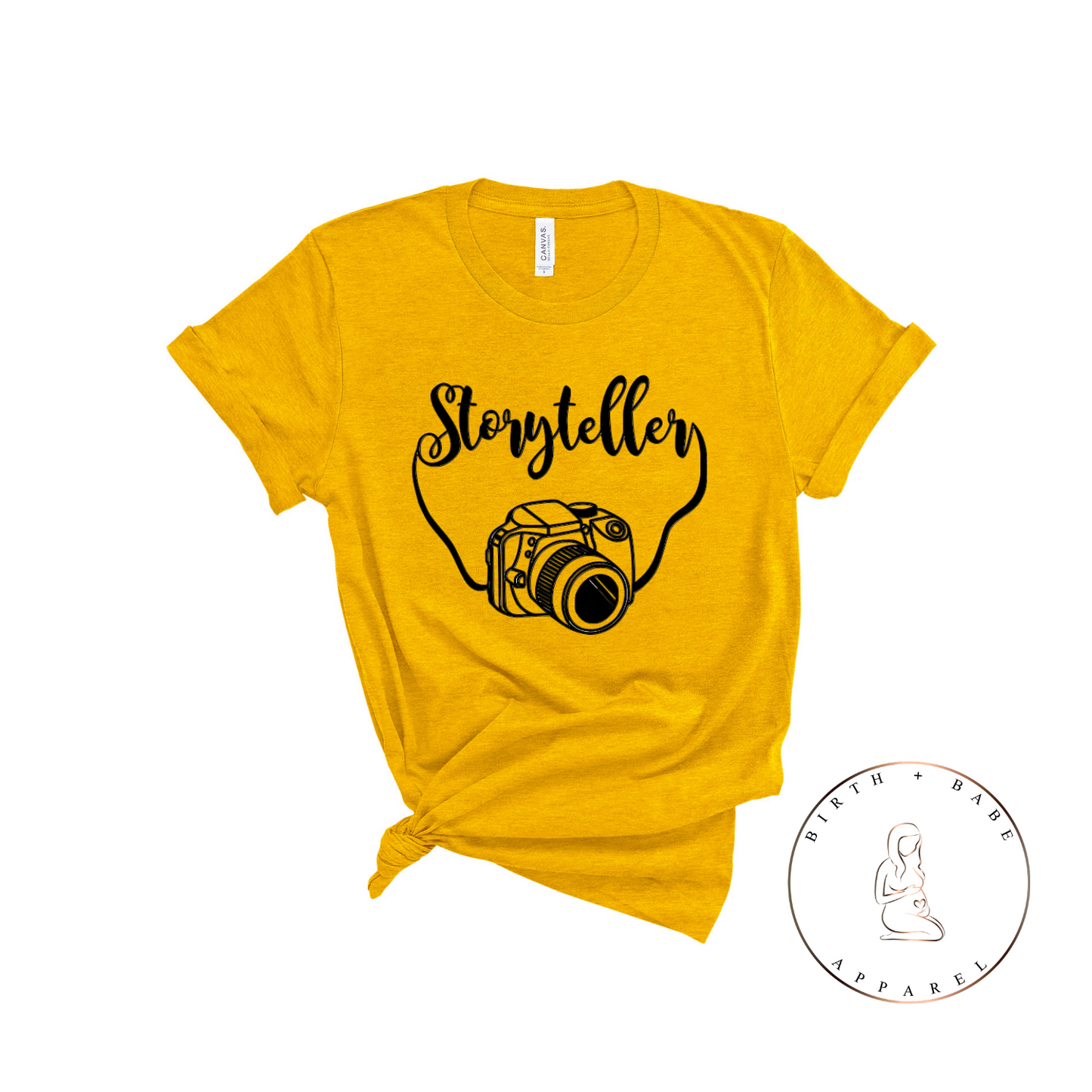 Storyteller - Photographer Shirt - Birth and Babe Apparel