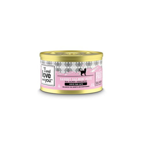 I&LOVE&YOU: Savory Salmon Pate Cat Food Can, 3 oz