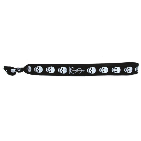 Black Skull Headband