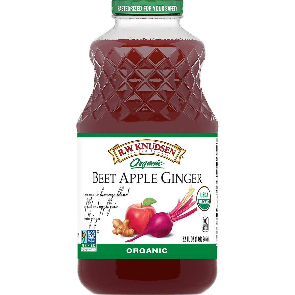 KNUDSEN: Organic Beet Apple Ginger Juice, 32 fl oz