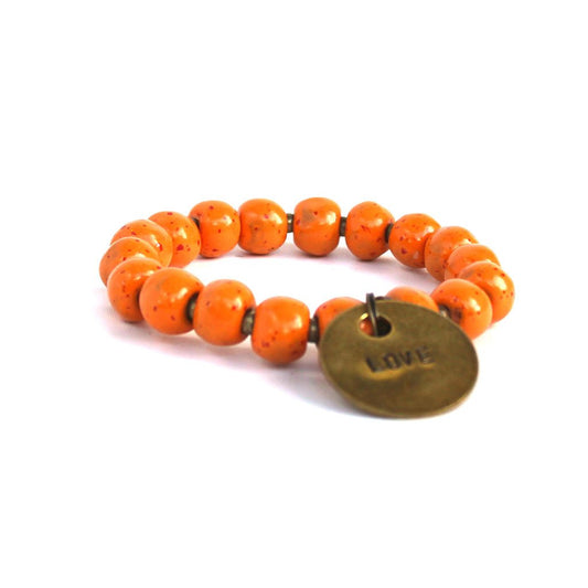 Blood Orange Charm Bracelet