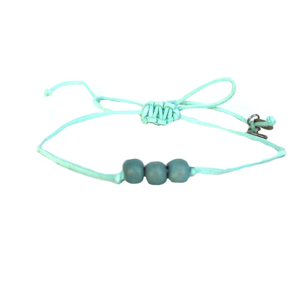 Seafoam Three Bead Choker