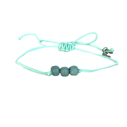 Seafoam Three Bead Choker