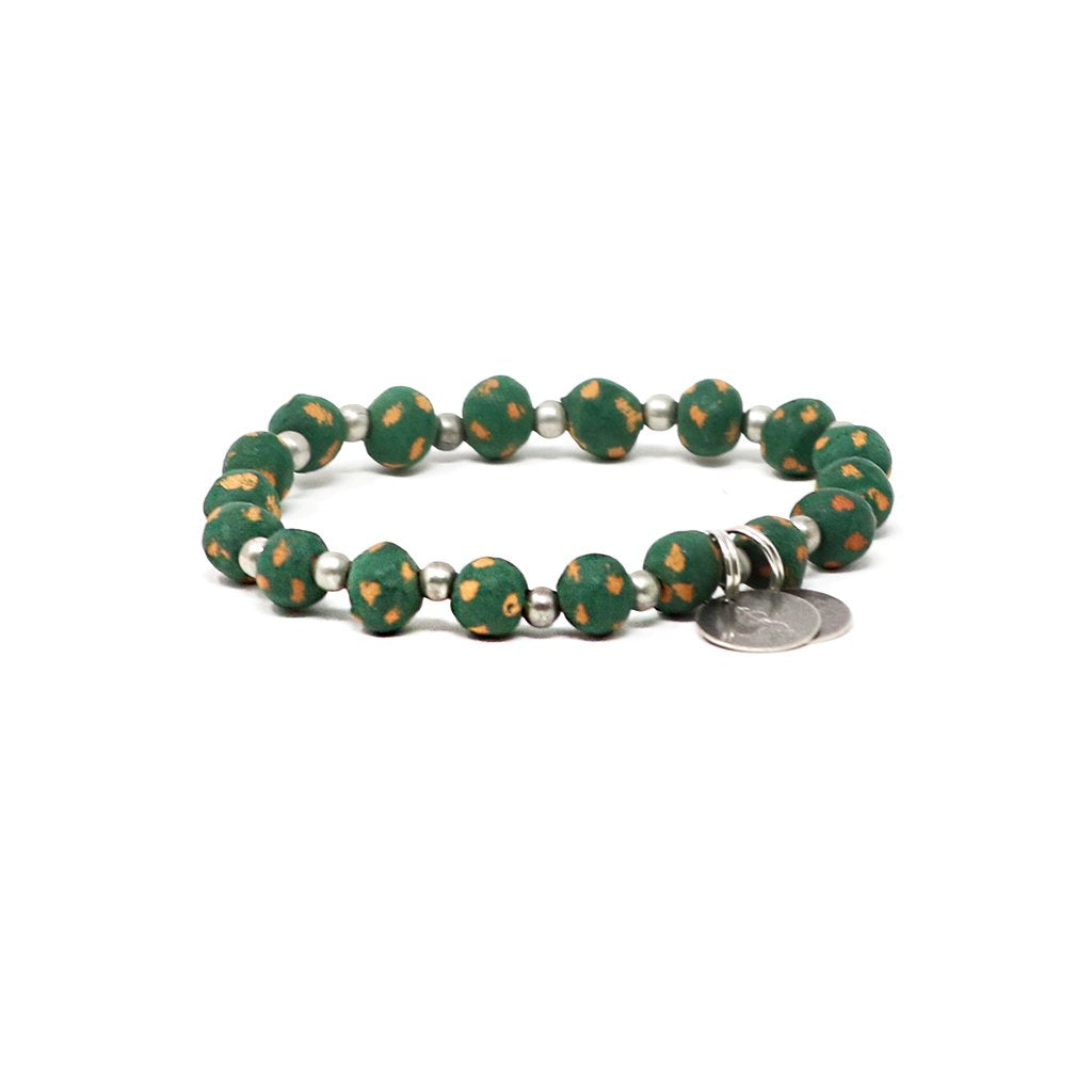 Dark Green Mission Bracelet