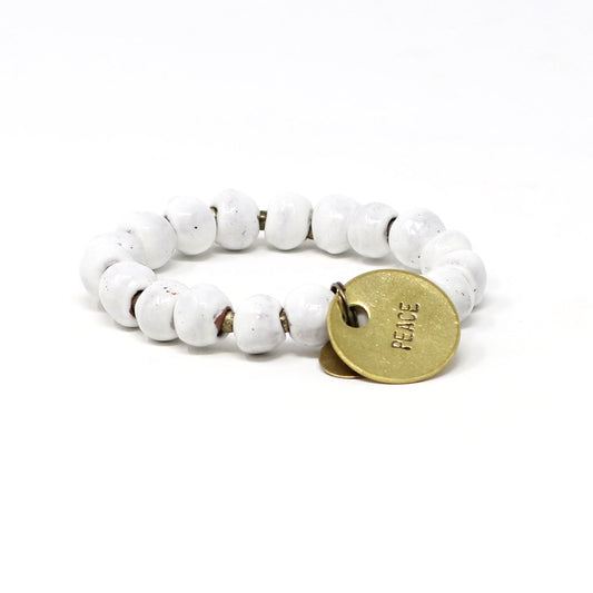 Blanc White Charm Bracelet