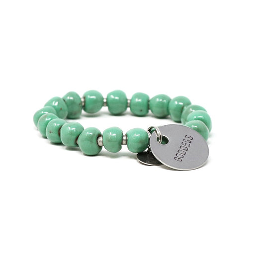 Bright Jade Charm Bracelet