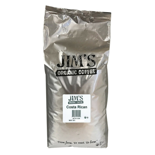 JIMS ORGANIC COFFEE: Organic Costa Rican Coffee, 5 lb