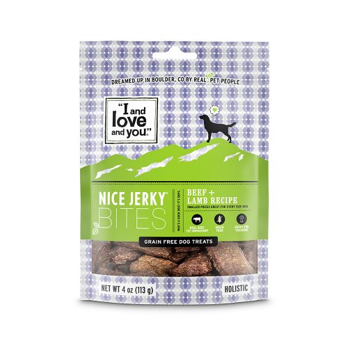 I&LOVE&YOU: Nice Jerky Bites Natural Dog Treats, 4 oz