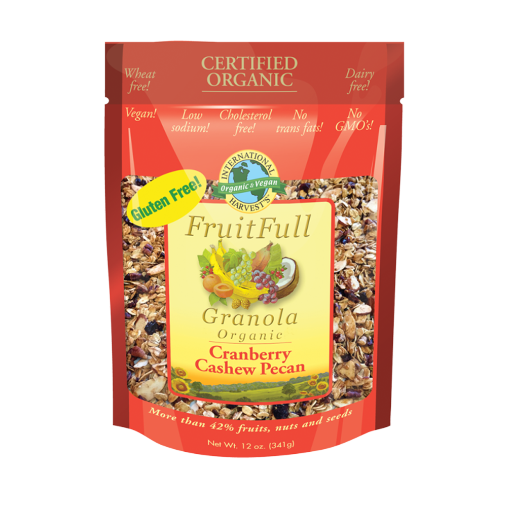INTERNATIONAL HARVEST: Granola Cashew Pecan Cranberry Organic, 10 lb