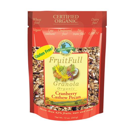 INTERNATIONAL HARVEST: Granola Cashew Pecan Cranberry Organic, 10 lb