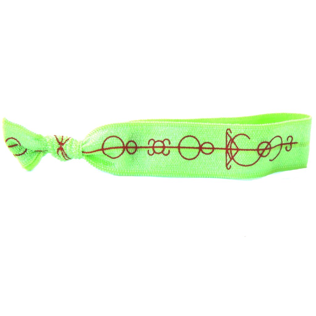 Lime Simbi Hair Bracelet