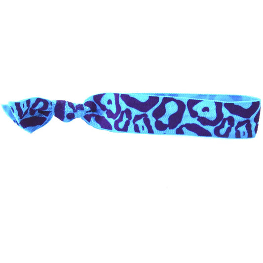 Blue Leopard Hair Bracelet