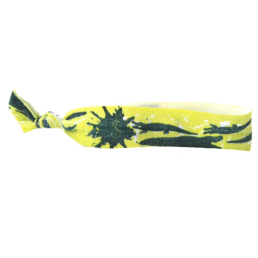 Green Crocodile Hair Bracelet