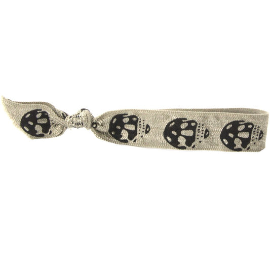 Beige Skull Hair Bracelet