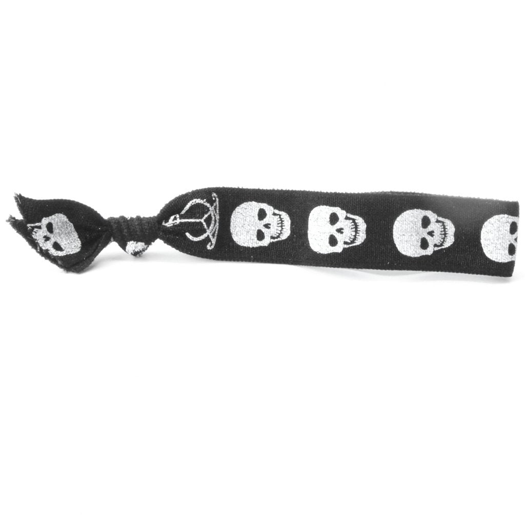 Black Simbi Skull Hair Bracelet