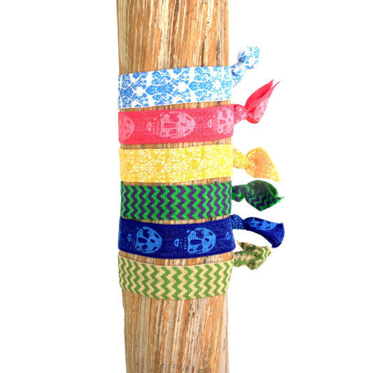 Pattern Print Hair Bracelets