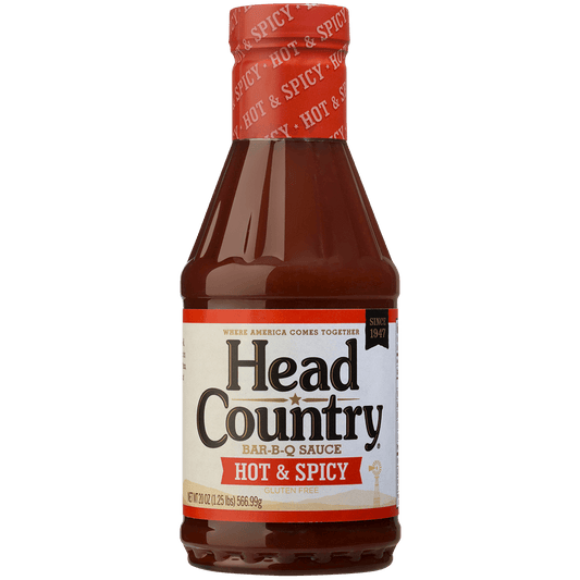 HEAD COUNTRY: Sauce BBQ Hot & Spicy, 20 oz