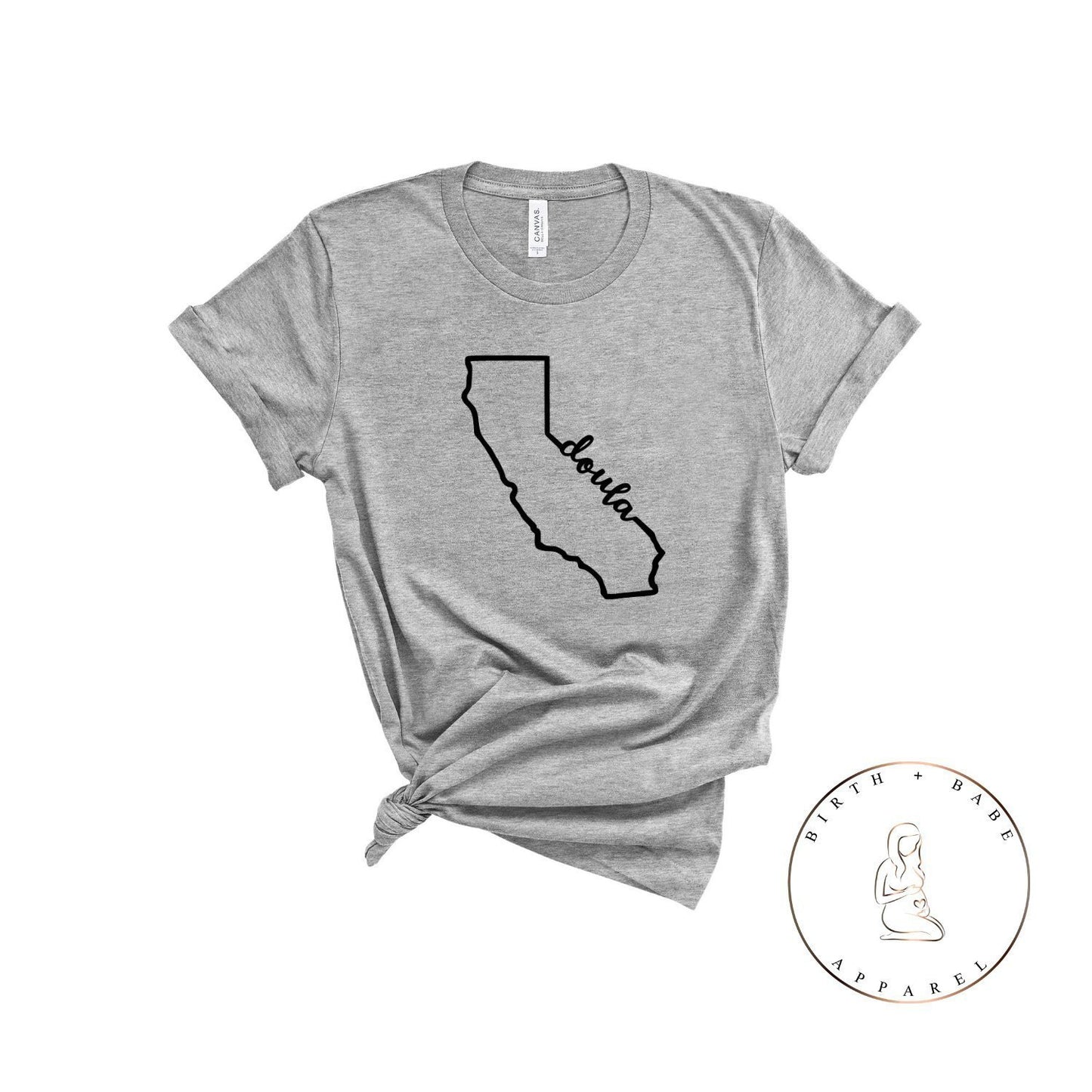 California Doula Shirt - Birth and Babe Apparel