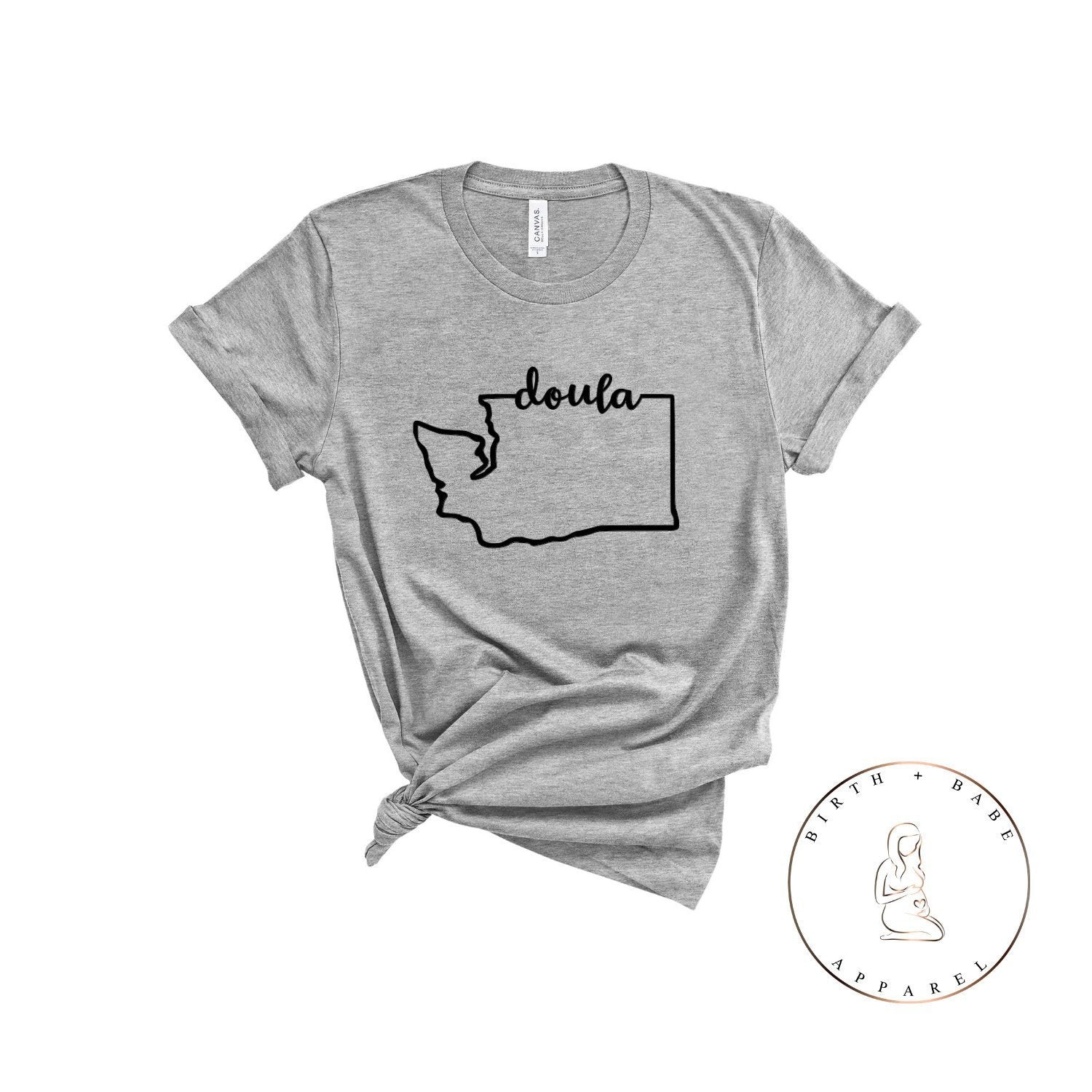 Washington Doula Shirt - Birth and Babe Apparel