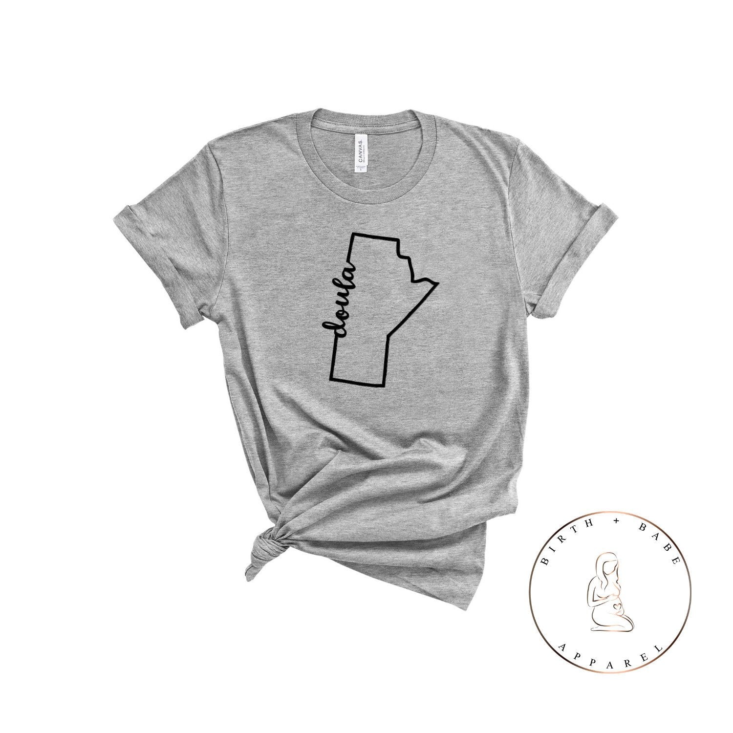Manitoba Doula Shirt - Birth and Babe Apparel