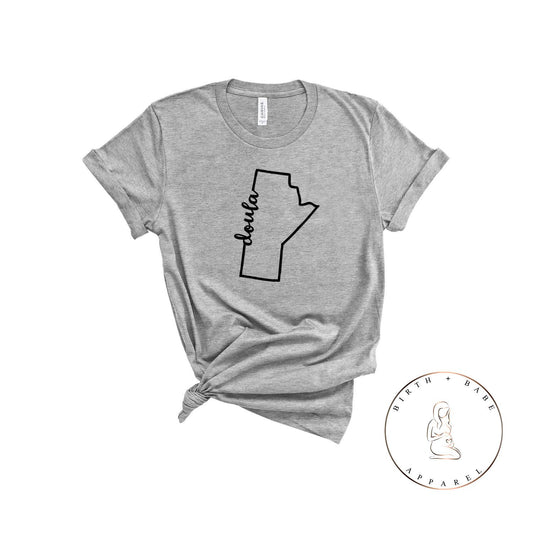 Manitoba Doula Shirt - Birth and Babe Apparel