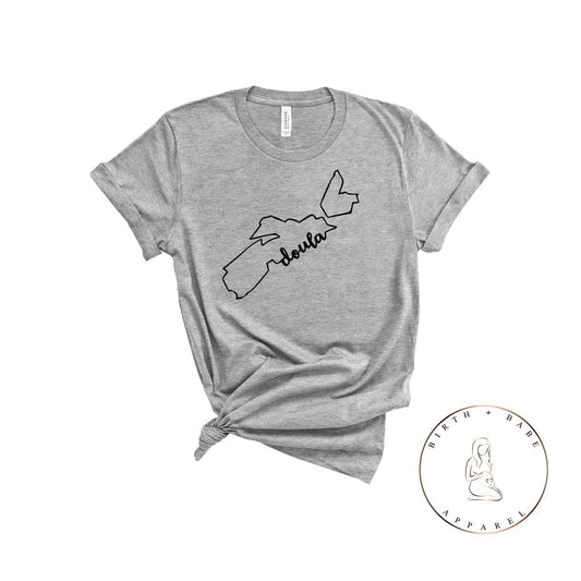 Nova Scotia Doula Shirt - Birth and Babe Apparel
